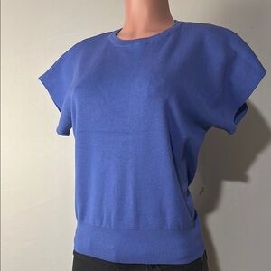 Staccato Blue Dolman Sleeve Knit Top T Shirt Women’s Size Medium